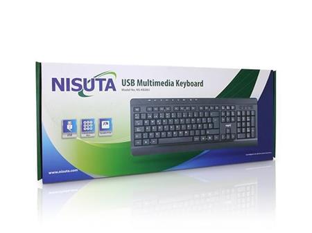 TECLADO KB28U MULTIMEDIA USB NISUTA